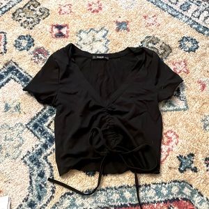 Ruched crop top